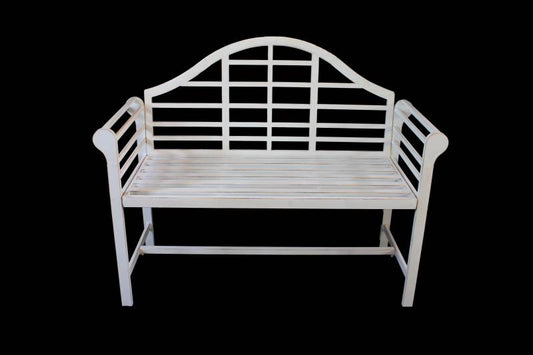 Station Metal Garden Bench 96cm