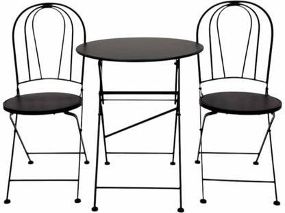 Paris 3 Piece Settings Table & Chairs 71cm
