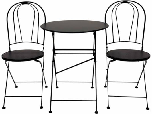 Paris 3 Piece Settings Table & Chairs 71cm