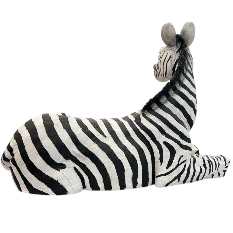 Lazy Zebra Statue 40cm - Image 2