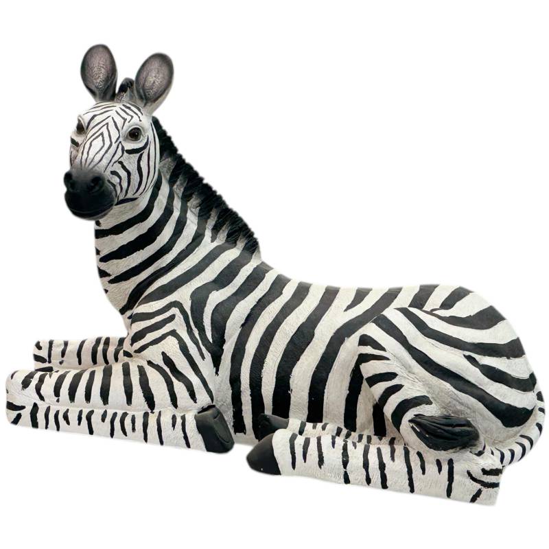 Lazy Zebra Statue 40cm - Image 3