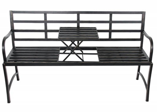 Lucinda Garden Bench & Pop Up Table 87cm