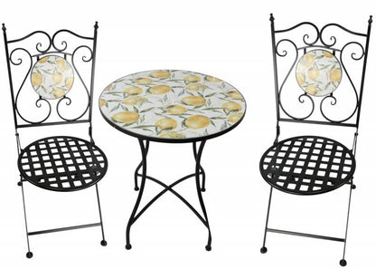 Lemonade Outdoor Table & Chairs Setting 72cm