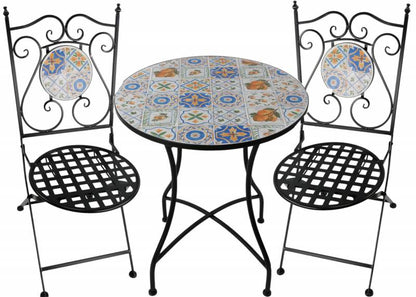 Zen Enclave Outdoor Table & Chairs Setting 72cm