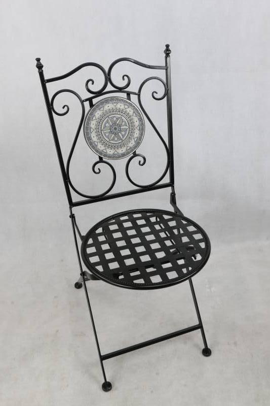 Santorini Charm Outdoor Table & Chairs Setting 72cm - Image 2