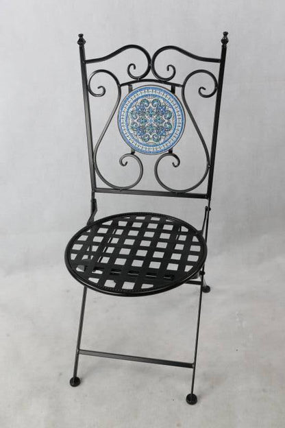 Marrakesh Glow Outdoor Table & Chairs Setting 72cm - Image 2