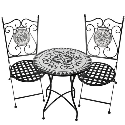 Persian Outdoor Table & Chairs Setting 72cm