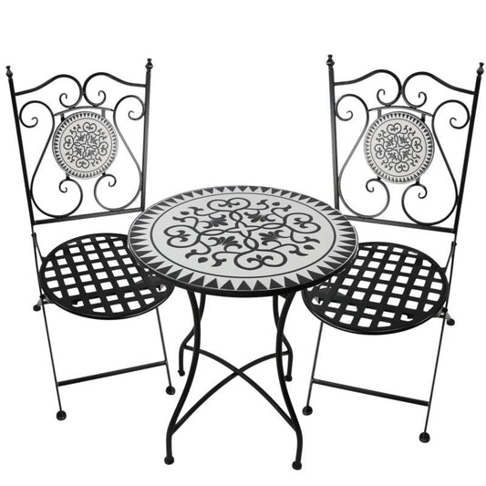 Persian Outdoor Table & Chairs Setting 72cm