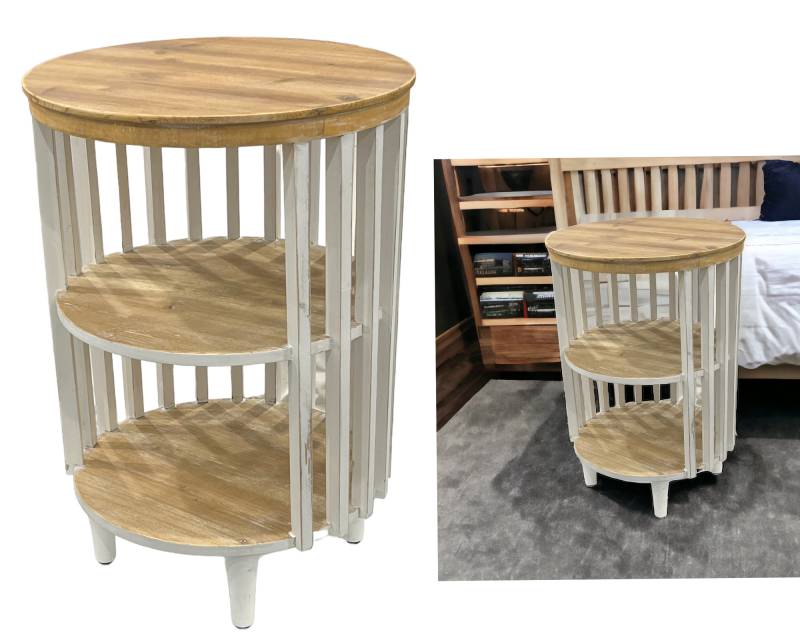Riva Bedside Table 68cm - Image 2