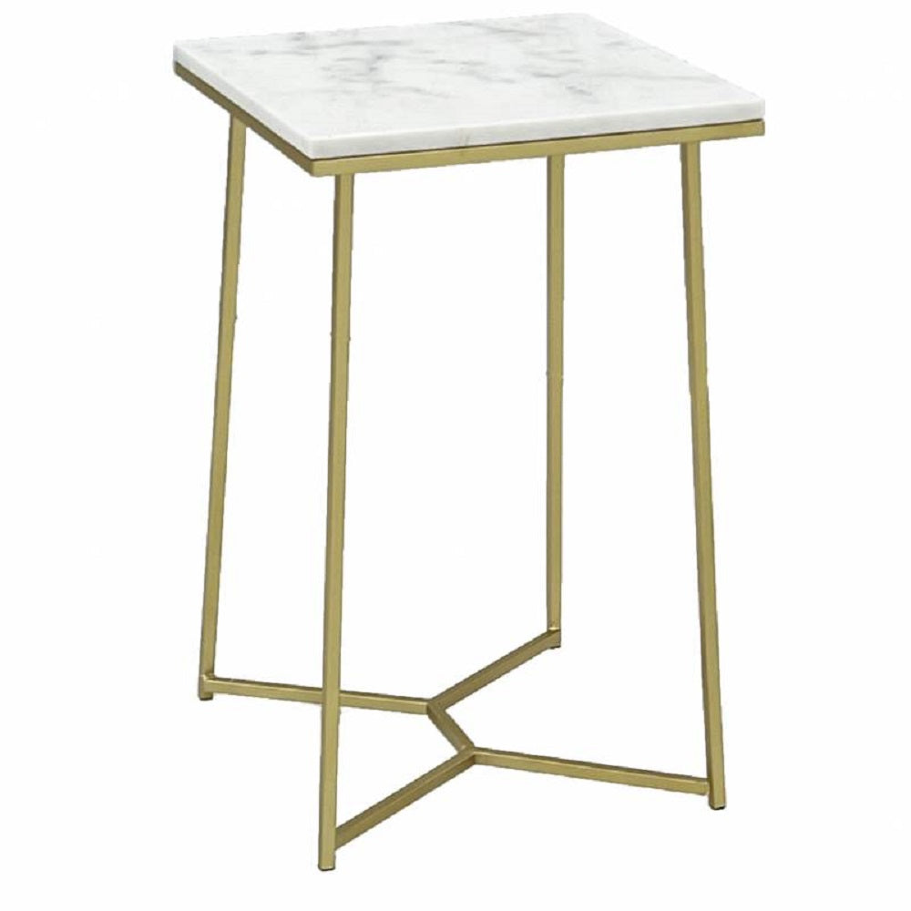 Tara Marble Side Table 65cm