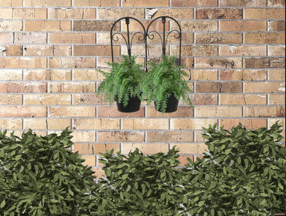 Set 2 Wall Metal Planter 30x38cm - Image 2