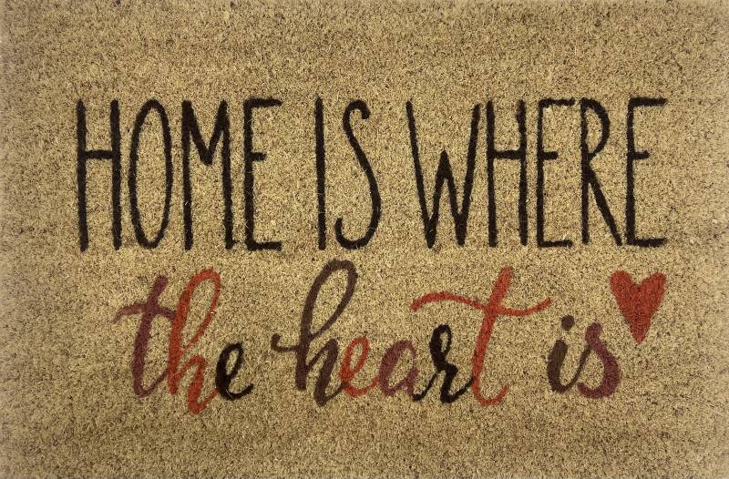 Home Is Where The Heart Is Doormat