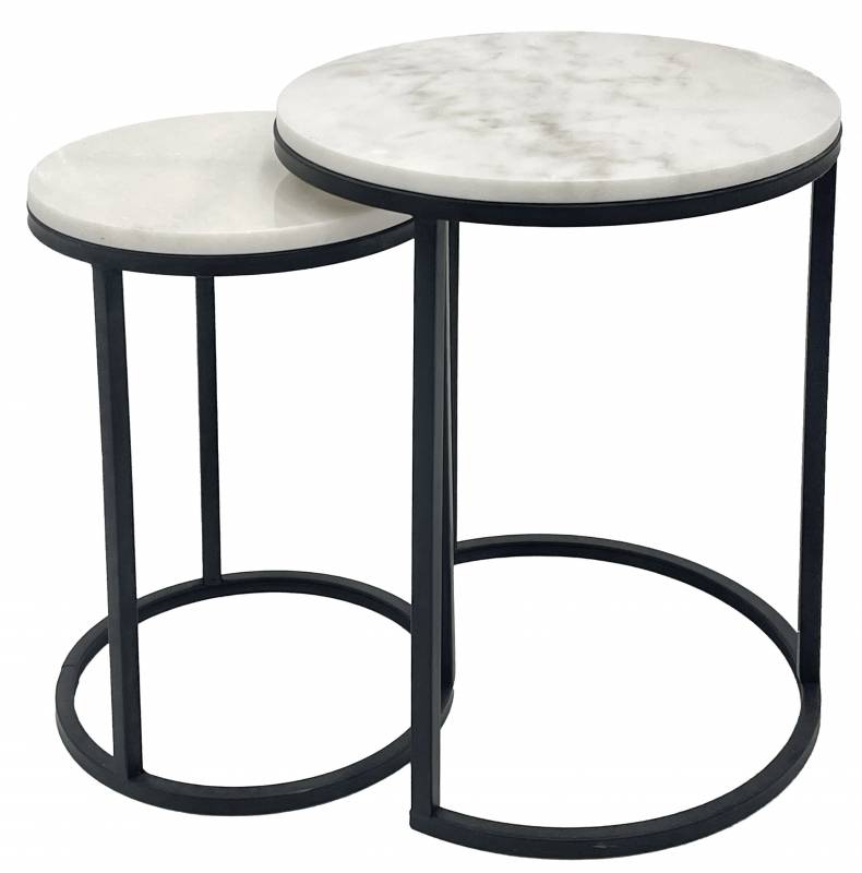 Set 2 Ben Side Table 55cm