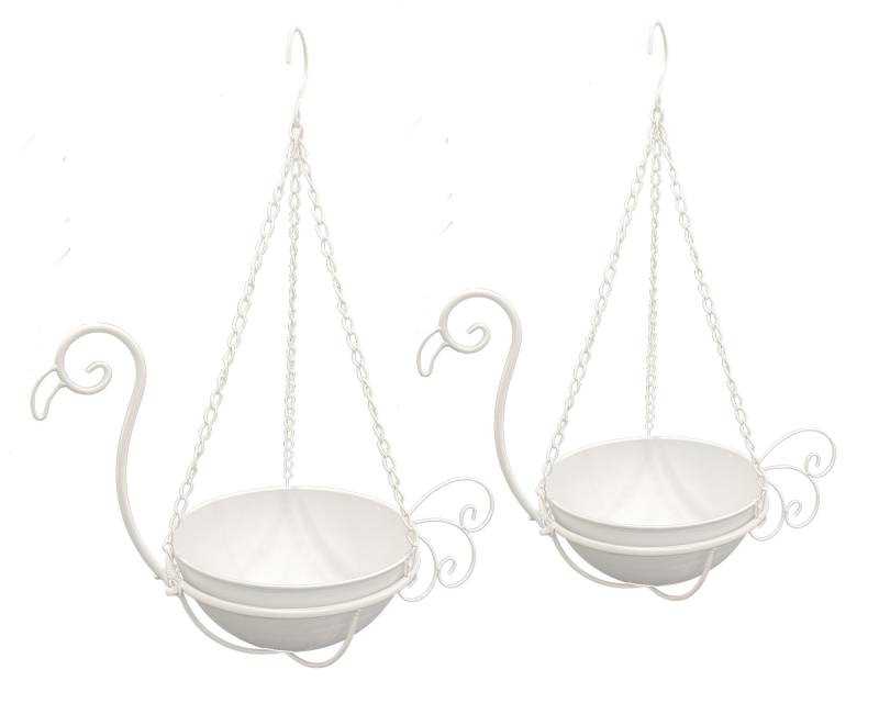 Set 2 Hanging Bird Feeders 59cm
