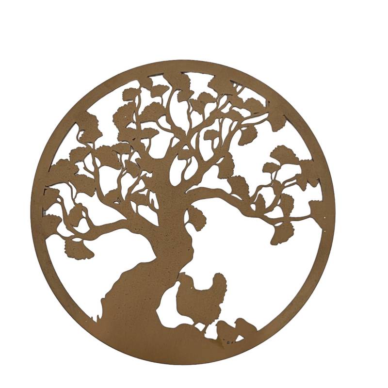 Set 2 Farm By The Tree Wall Art 40cm