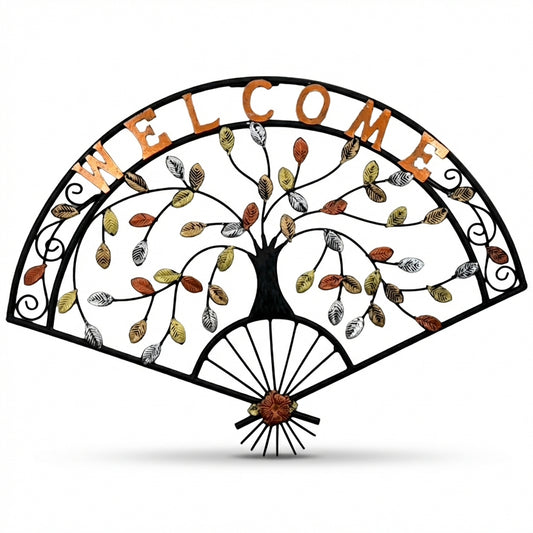 Bulk 2 Fan Tree Wall Art 37cm