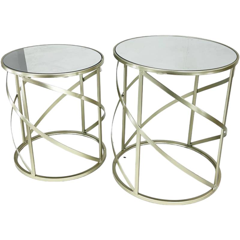 Set 2 Madison Side Table 50cm - Image 2