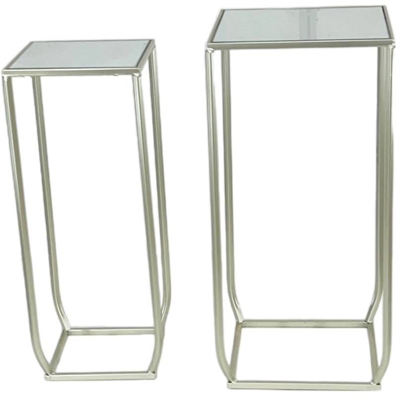 Set 2 Bank Side Table 70cm
