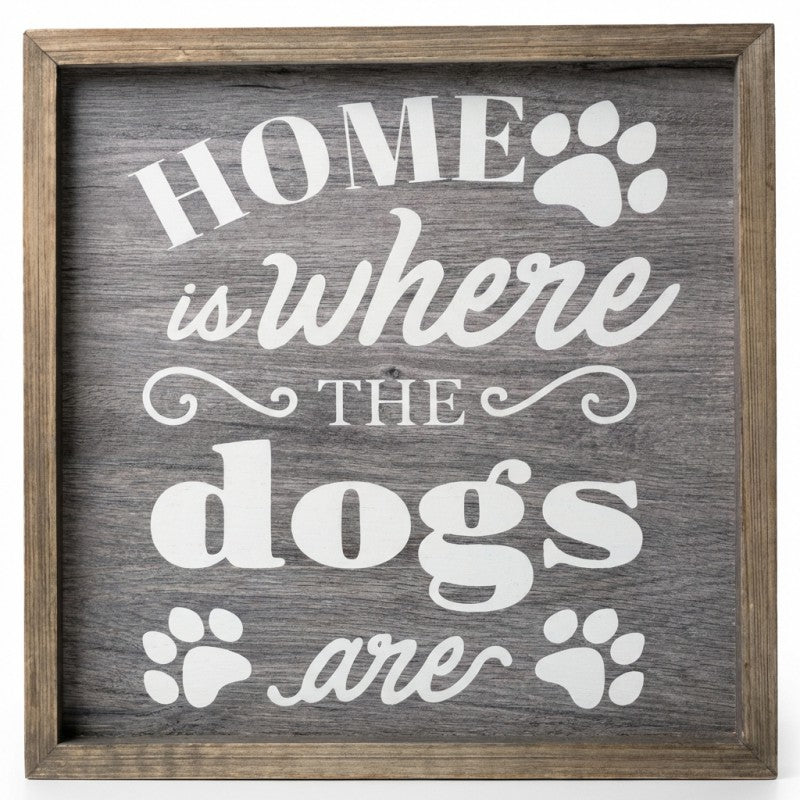 Home Is Where the Dogs Are Wall Art