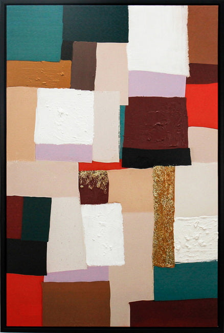 Blocks of Colour Abstract Canvas