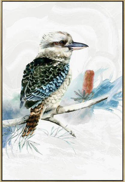 Meyer Kookaburra Framed Canvas 90cm