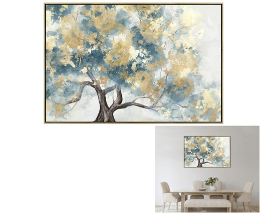 Russell Tree Framed Canvas 120cm