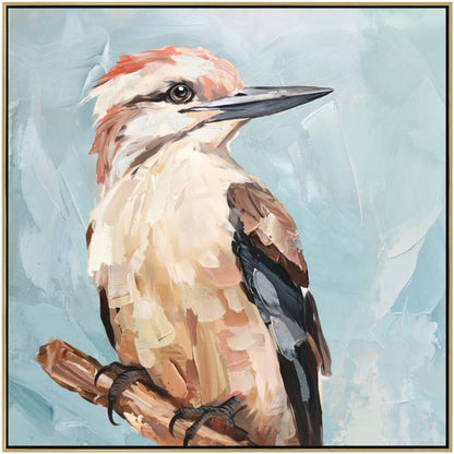Gabe Kookaburra Framed Canvas 80cm