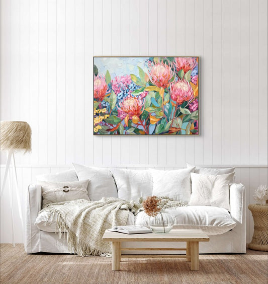 Into The Forest Framed Canvas 80cm