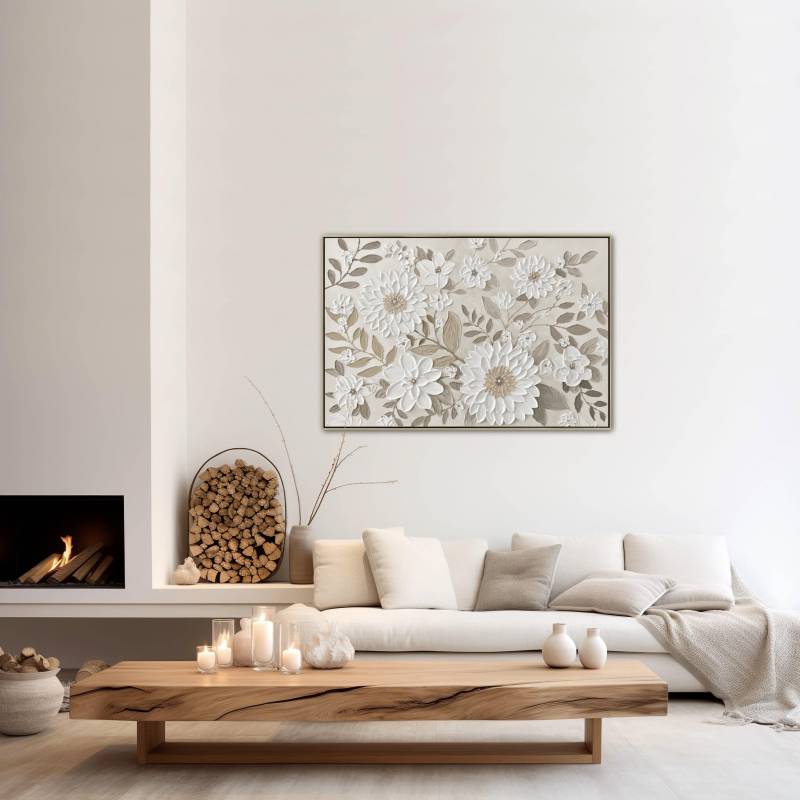 Blooming Framed Canvas 120cm - Image 4