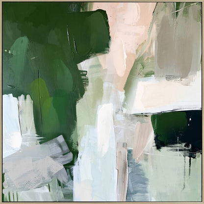 Abstract Framed Canvas 80cm