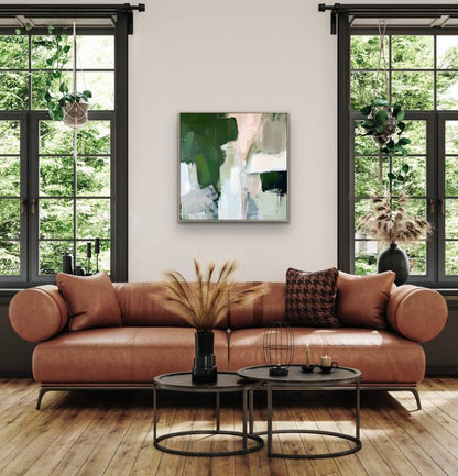 Abstract Framed Canvas 80cm - Image 2