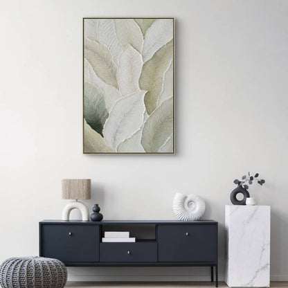 Organic Leaves Artwork 120cm - Image 4