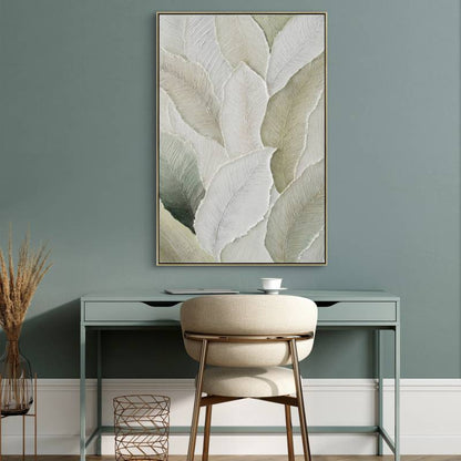 Organic Leaves Artwork 120cm - Image 2