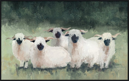 Flock In Form Artwork 80cm