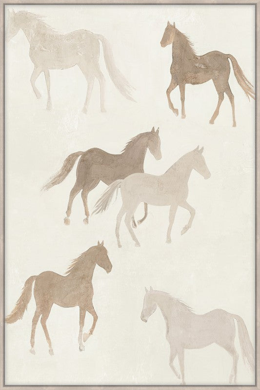 The Muted Gallop Artwork 120cm