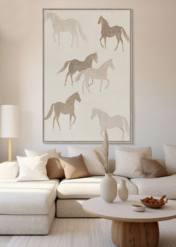 The Muted Gallop Artwork 120cm - Image 2
