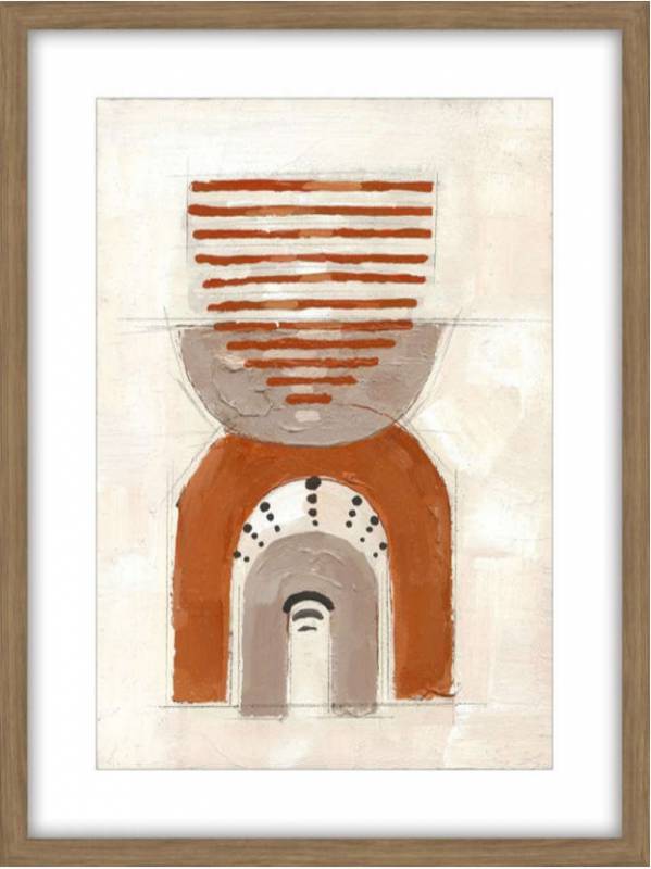 Arch Framed Artwork 80cm