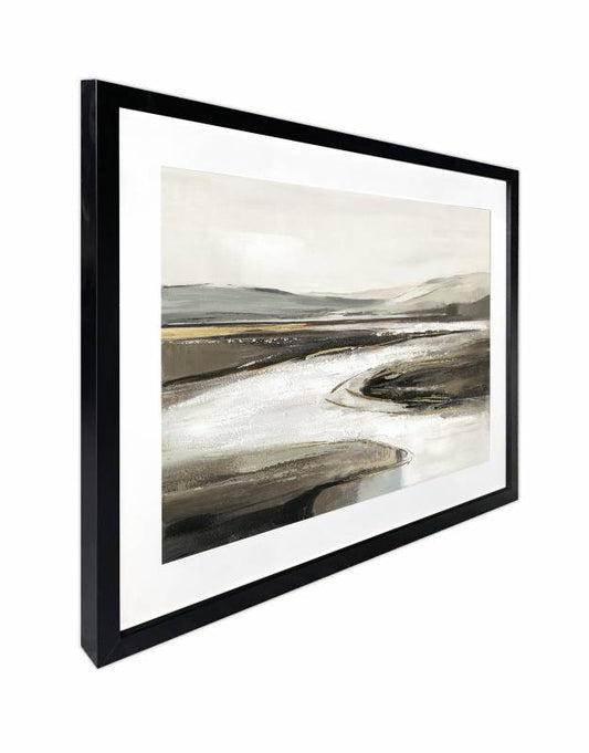 By The River Artwork Framed w Glass Front 80cm - Image 2
