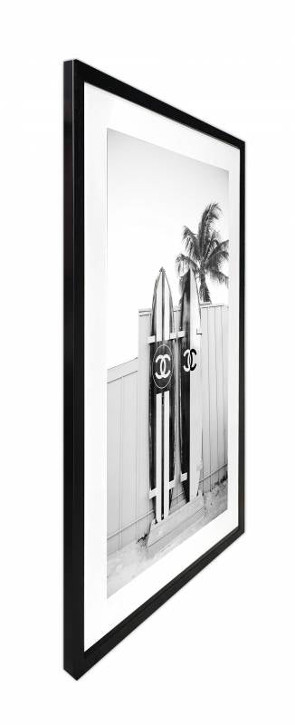 Luxury Surfboard Artwork Framed w Glass Front 120cm - Image 3