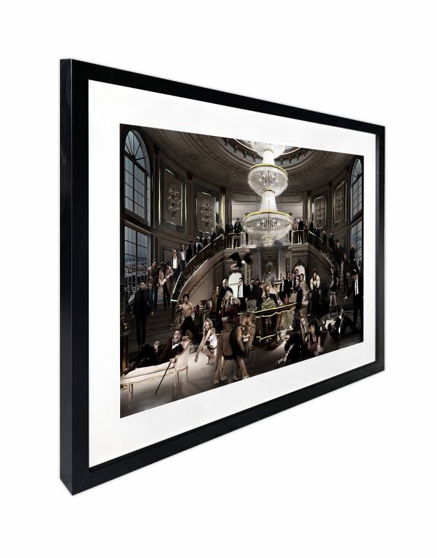Welcome To The Party Artwork Framed w Glass Front 60cm - Image 3