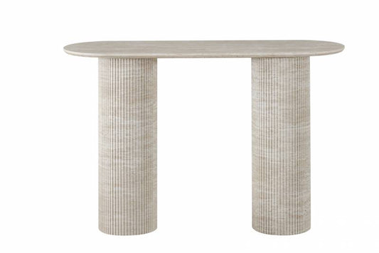 Elodie Console Table Travertine 78cm