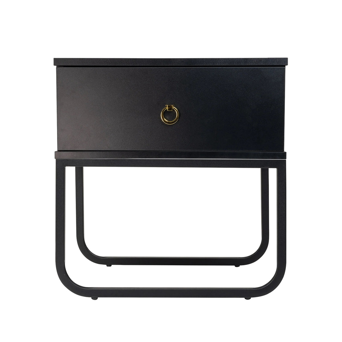 Mitra (Combo) Bedside Table Black 53cm