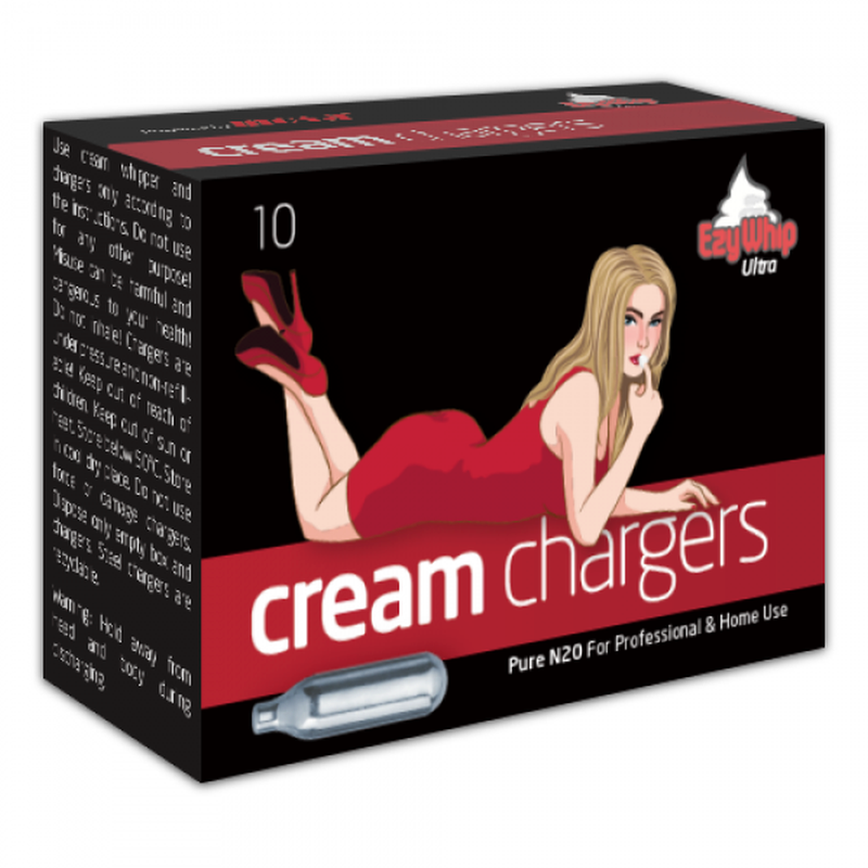 Ezywhip Ultra Cream 8g N2O Chargers 10 Pc