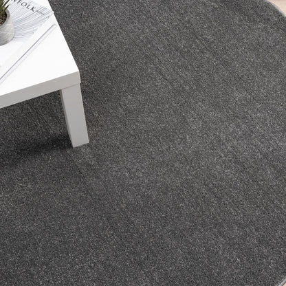 Europa 1000 Dk Grey Round Rug