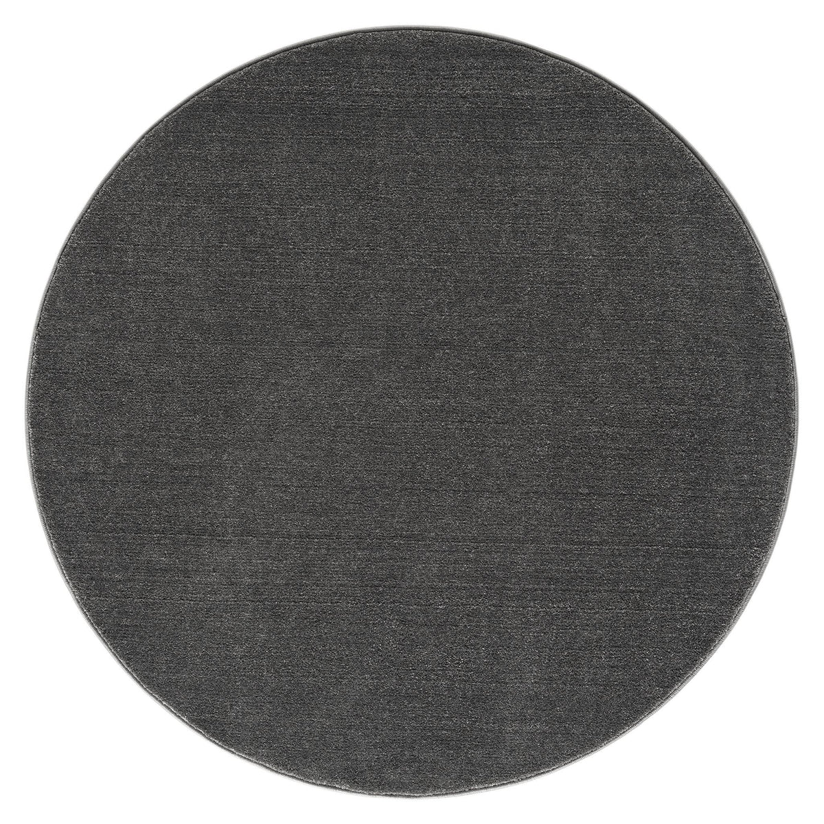 Europa 1000 Dk Grey Round Rug
