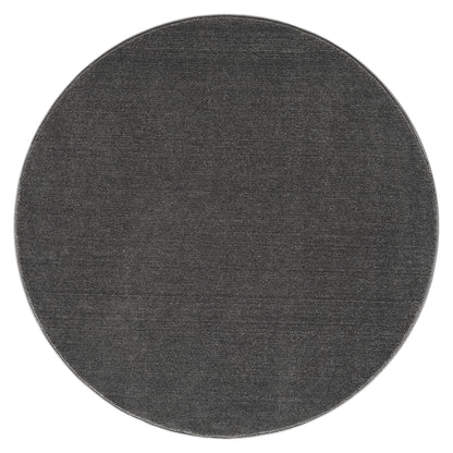 Europa 1000 Dk Grey Round Rug