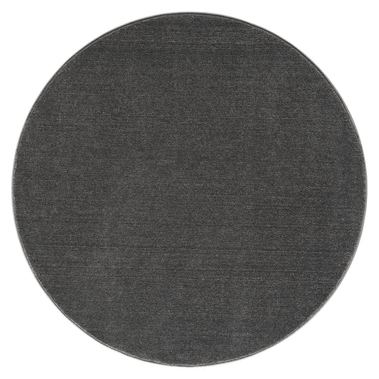 Europa 1000 Dk Grey Round Rug