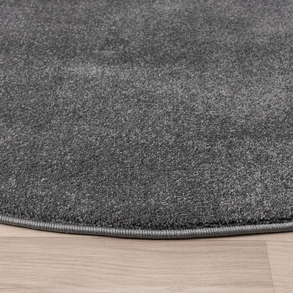 Europa 1000 Dk Grey Round Rug
