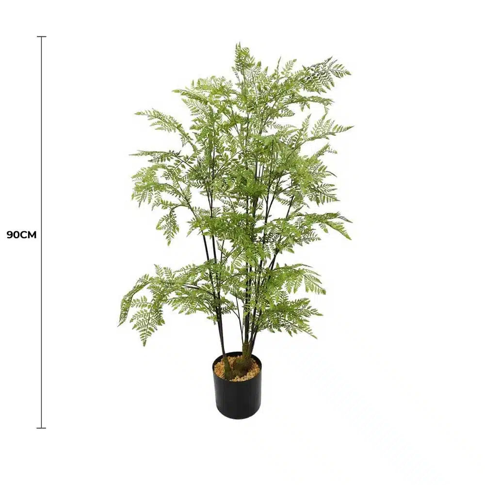 Faux Natural Fern Tree 90cm - Image 2