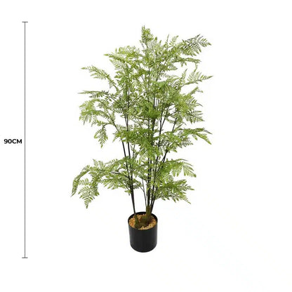 Faux Natural Fern Tree 90cm - Image 2